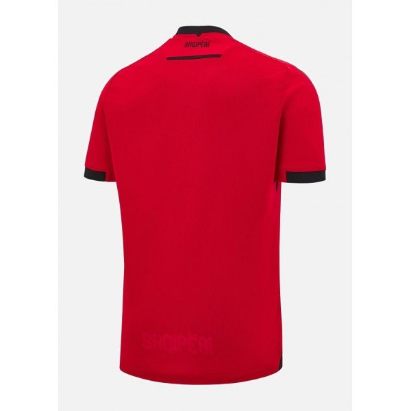 Camisa I Seleção da Albania 2024 2025 Macron oficial 