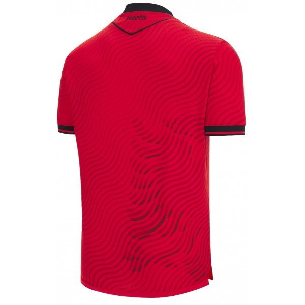 Camisa I Seleção da Albania 2026 Macron oficial 