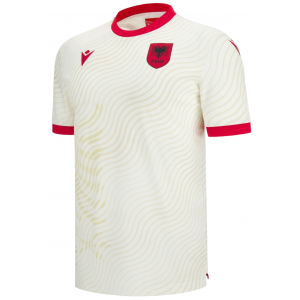 Camisa II Seleção da Albania 2026 Macron oficial 