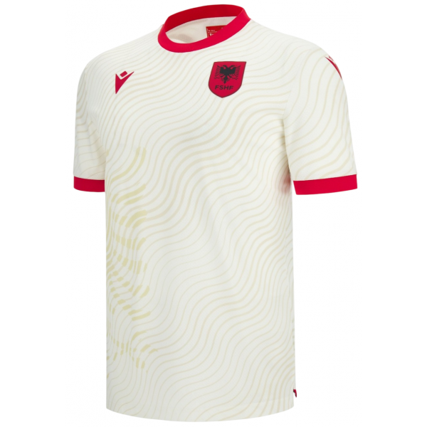 Camisa II Seleção da Albania 2026 Macron oficial 