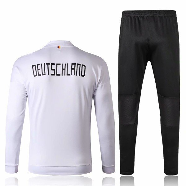 Kit treinamento oficial Adidas seleção da Alemanha 2018 branco e preto