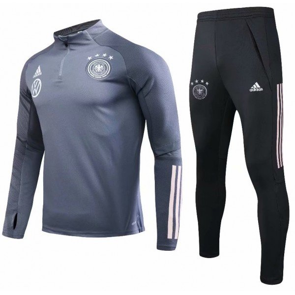 Kit treinamento oficial Adidas seleção da Alemanha 2019 2020 Cinza