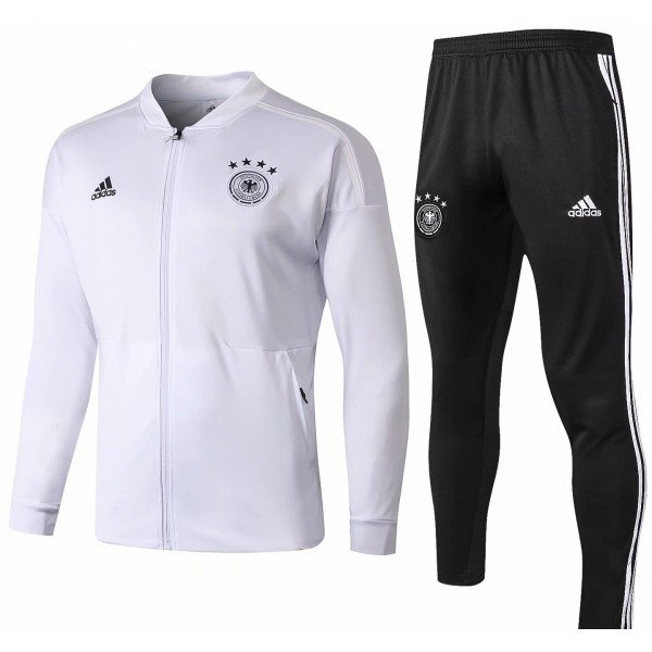 Kit treinamento oficial Adidas seleção da Alemanha 2018 branco e preto