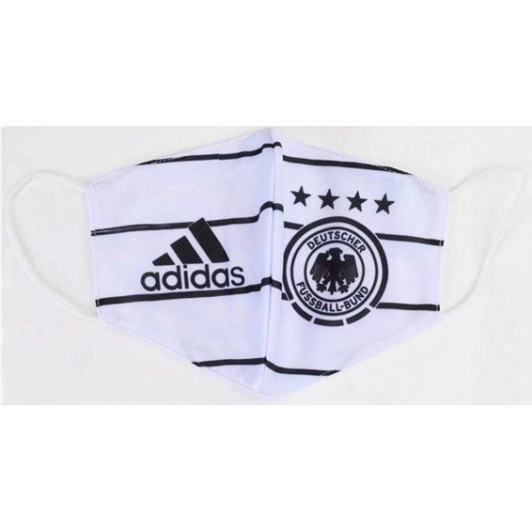 Mascara oficial Adidas Seleção da Alemanha 2020 2021 Branca