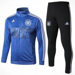 Kit treinamento oficial Adidas seleção da Alemanha 2018 azul e preto