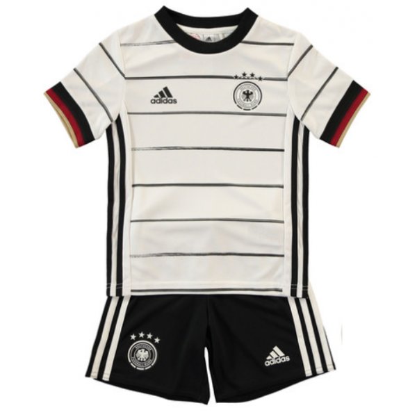 Kit infantil oficial Adidas seleção da Alemanha 2020 2021 I jogador