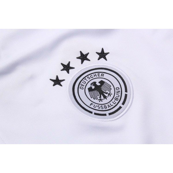 Kit treinamento oficial Adidas seleção da Alemanha 2018 branco e preto