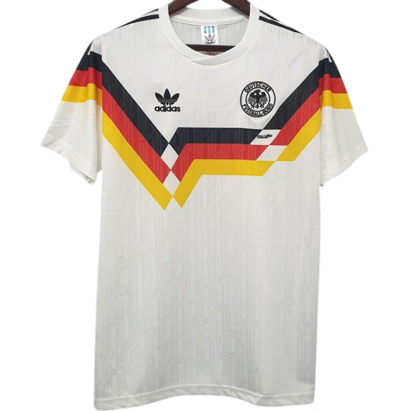 Camisa I Seleção da Alemanha 1988 Adidas retro