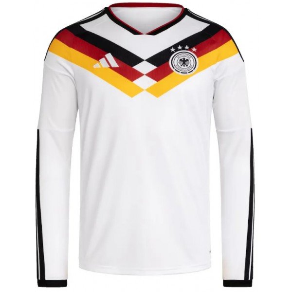 Camisa I Seleção da Alemanha 2026 Adidas oficial manga comprida