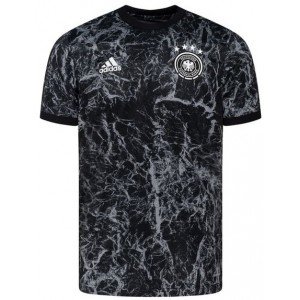 Camisa de treino oficial Adidas seleção da Alemanha 2020 2021 preta