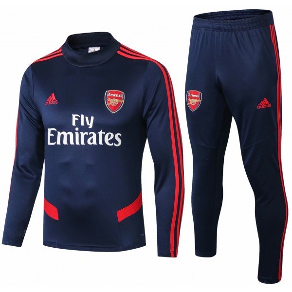 Kit treinamento oficial Adidas Arsenal 2019 2020 azul e vermelho