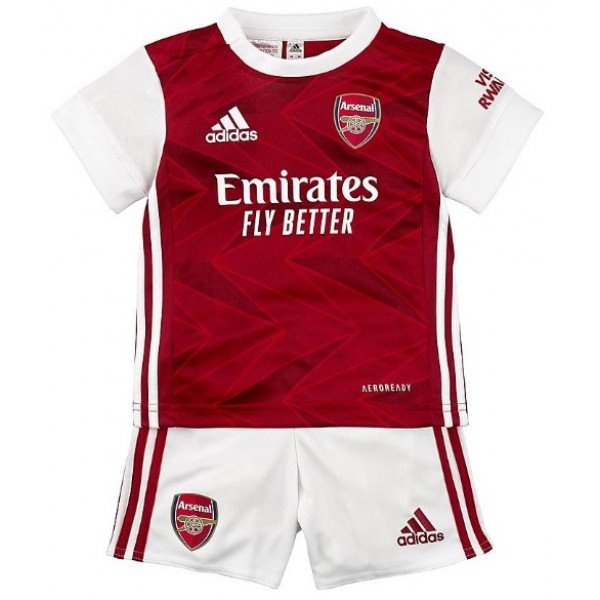 Kit infantil oficial Adidas Arsenal 2020 2021 I jogador