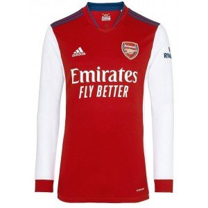 Camisa I Arsenal 2021 2022 Adidas oficial manga comprida