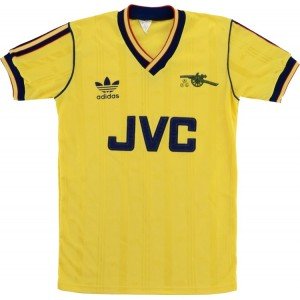 Camisa retro Adidas Arsenal 1986 1988 II Jogador