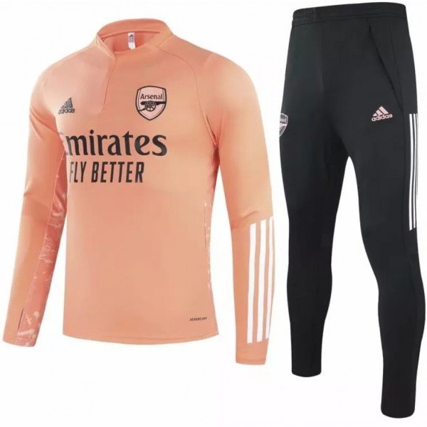 Kit treinamento oficial Adidas Arsenal 2020 2021 Laranja
