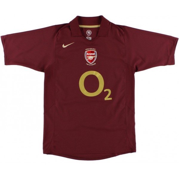 Camisa I Arsenal 2005 2006 Home retro 