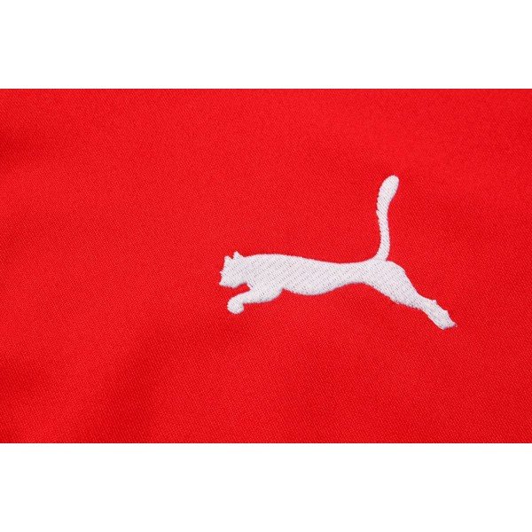 Kit treinamento oficial Puma Arsenal 2018 2019 vermelho e preto