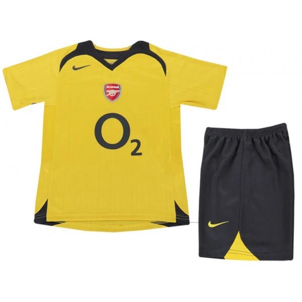 Kit infantil II Arsenal 2005 2006 Away retro