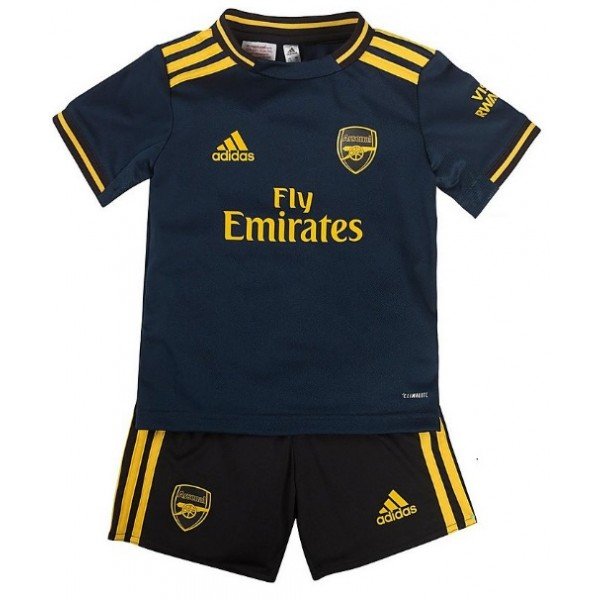 Kit infantil oficial Adidas Arsenal 2019 2020 III jogador