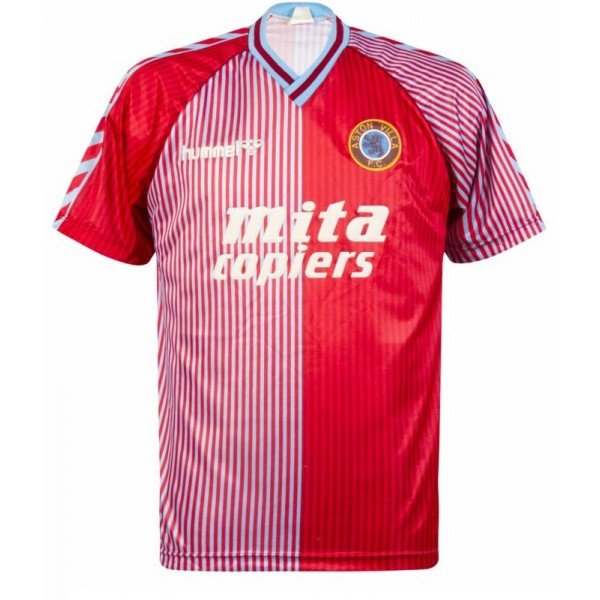 Camisa I Aston Villa 1987 1988 Hummel Retro