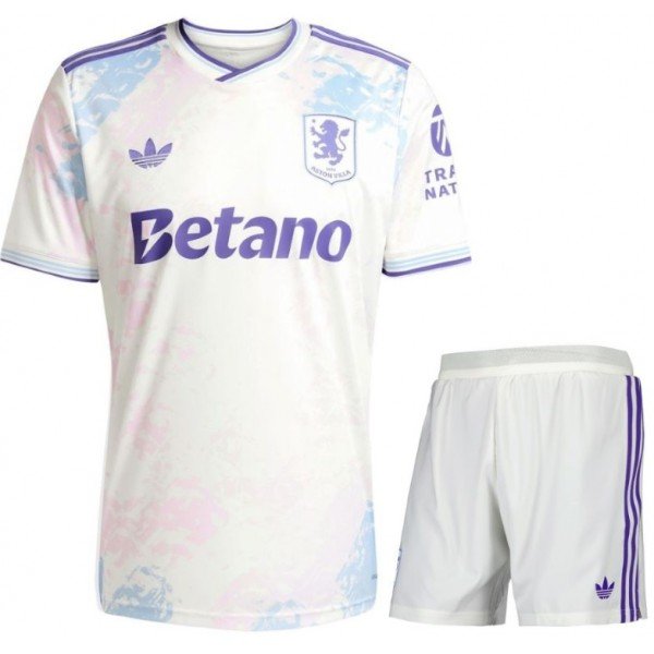 Kit infantil III Aston Villa 2025 2026 Adidas oficial 