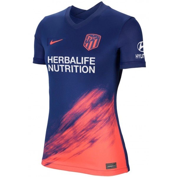 Camisa Feminina II Atlético de Madrid 2021 2022 Away