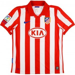 Camisa I Atletico de Madrid 2009 2010 Home Retro