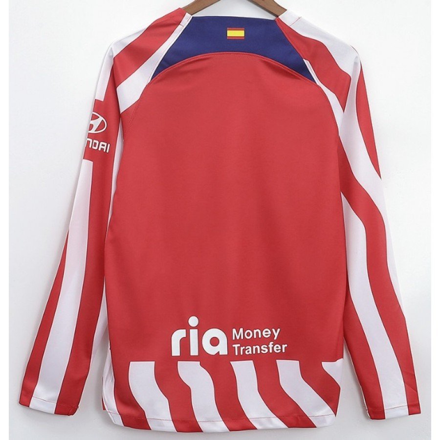 Camisa I Atlético de Madrid 2022 2023 Home manga comprida Camisa I Atlético de Madrid 2022 2023 Home manga comprida
