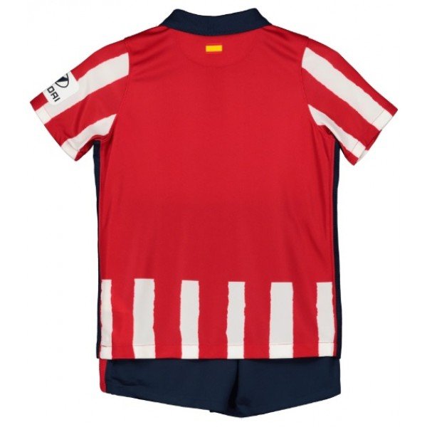 Kit infantil Atletico de Madrid 2020 2021 I Home Jogador Kit infantil Atletico de Madrid 2020 2021 I Home Jogador