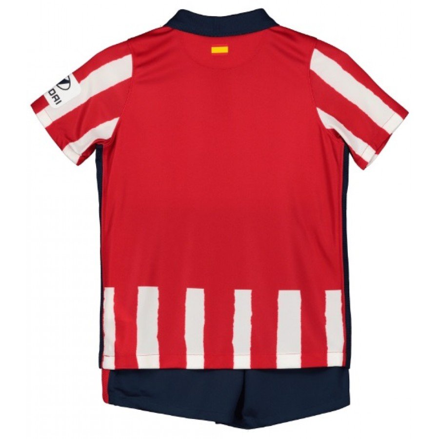Kit infantil Atletico de Madrid 2020 2021 I Home Jogador Kit infantil Atletico de Madrid 2020 2021 I Home Jogador