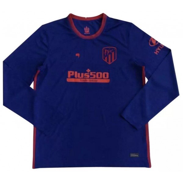 Camisa Atletico de Madrid 2020 2021 II Away jogador manga comprida