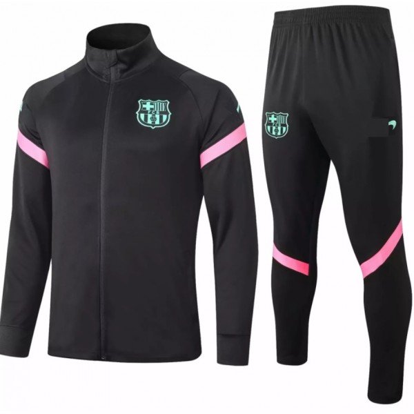 Kit treinamento Barcelona 2020 2021 preto e rosa