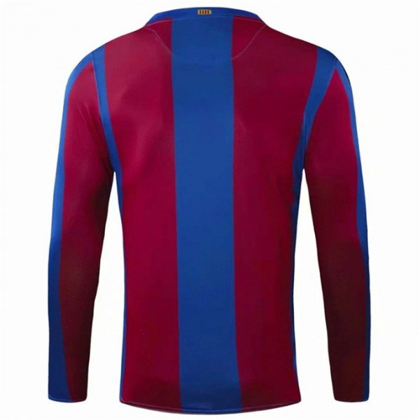 Camisa retro Barcelona 2007 2008 I Home manga comprida