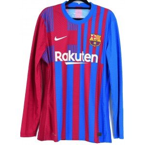 Camisa I Barcelona 2021 2022 Home manga comprida