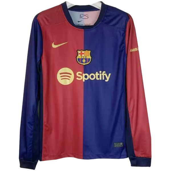 Camisa I Barcelona 2024 2025 Home manga comprida