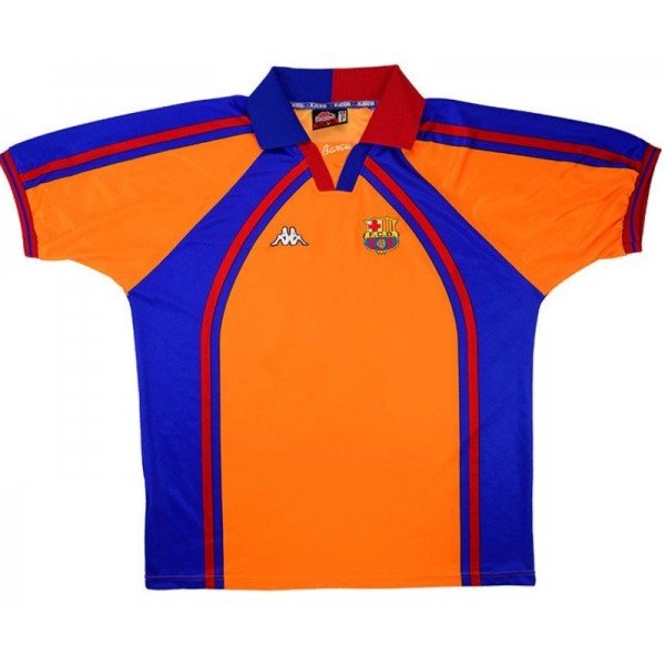 Camisa II Barcelona 1997 1998 Retro Kappa Champions League 
