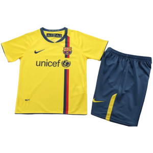 Kit infantil II Barcelona 2008 2009 Away retro 