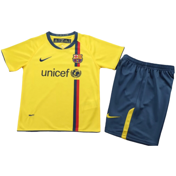 Kit infantil II Barcelona 2008 2009 Away retro 