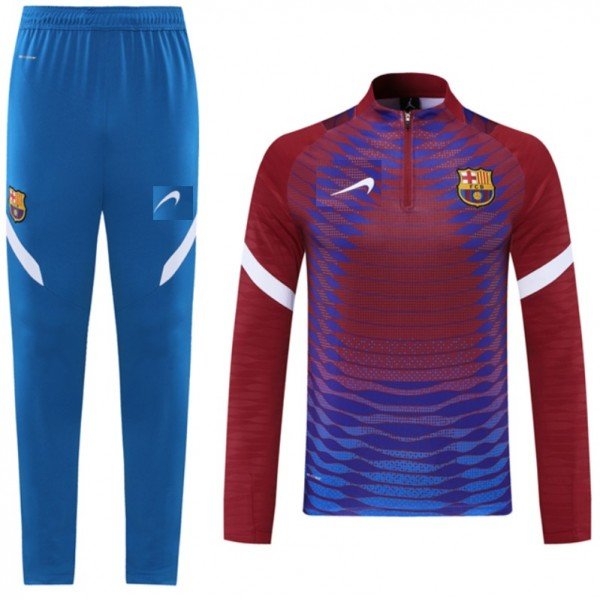 Kit treinamento Barcelona 2021 2022 Azul e vermelha