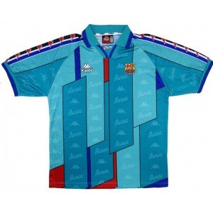 Camisa retro Kappa Barcelona 1996 1997 II jogador