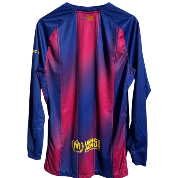 Camisa I Barcelona 2025 2026 Home manga comprida