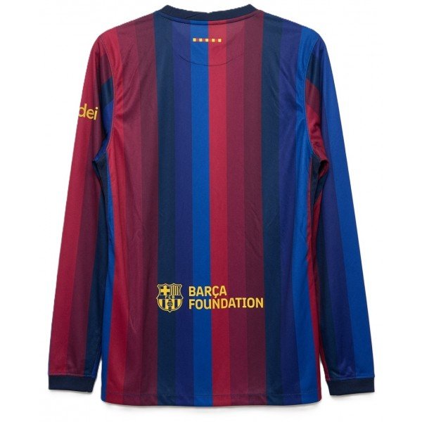 Camisa I Barcelona 2026 2027 Home manga comprida Camisa I Barcelona 2026 2027 Home manga comprida