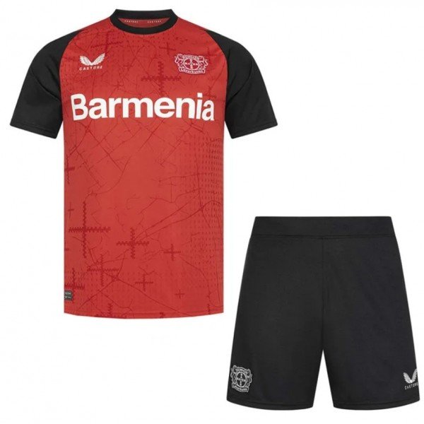 Kit infantil I Bayer Leverkusen 2024 2025 Castore oficial 