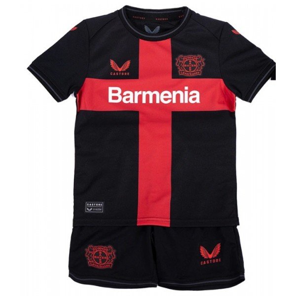 Kit infantil I Bayer Leverkusen 2023 2024 Castore oficial 