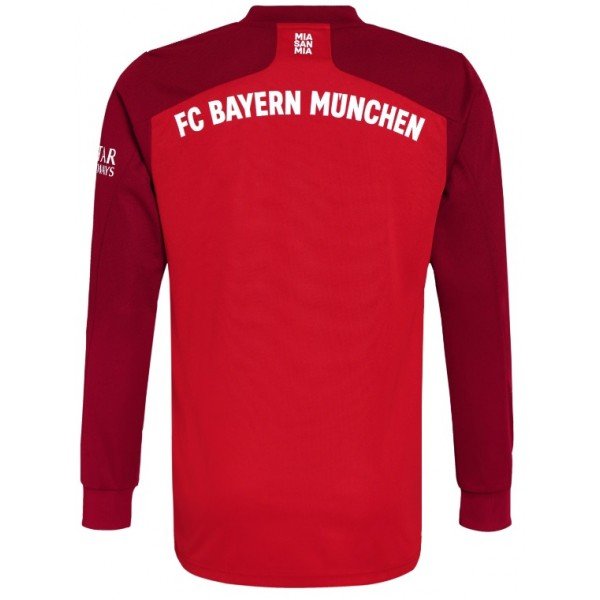 Camisa I Bayern de Munique 2021 2022 Adidas oficial manga comprida