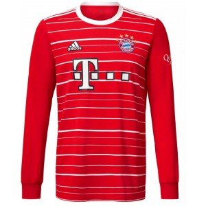 Camisa I Bayern de Munique 2022 2023 Adidas oficial manga comprida