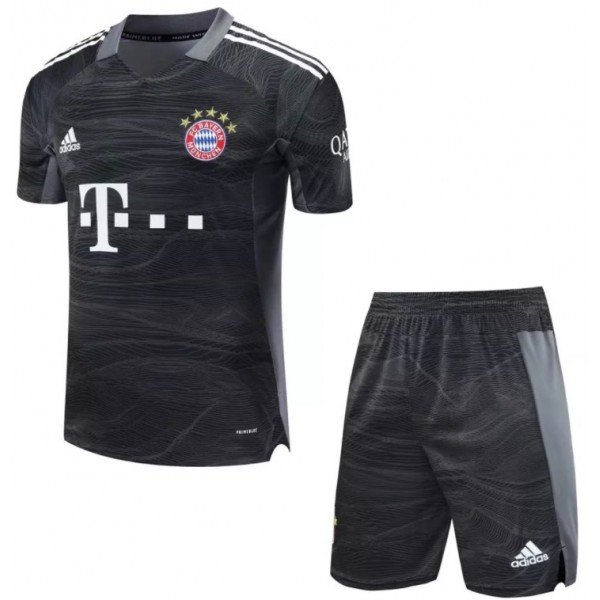 Kit infantil Goleiro III Bayern de Munique 2021 2022 Adidas oficial