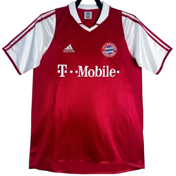 Camisa I Bayern de Munique 2003 2004 Adidas retro 