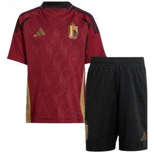 Kit infantil I Seleção da Belgica 2024 Adidas oficial 