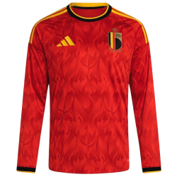 Camisa I Seleção da Belgica 2026 Adidas oficial manga comprida